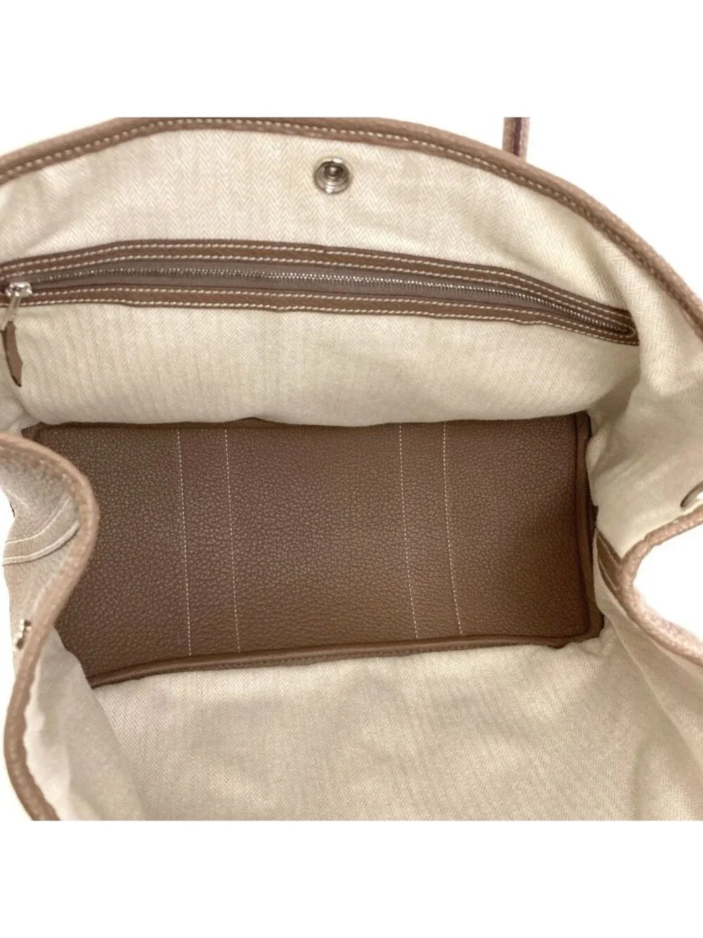 Hermes Garden Party PM Etop Silver Tote Negotiating